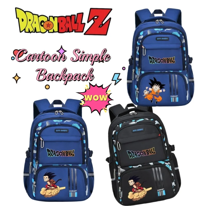 

Новый рюкзак «Драконий шар» с Гоку, яркий, креативный, с индивидуальным дизайном, аниме, мультфильм, студенческий, большой вместимости, подарок на день рождения