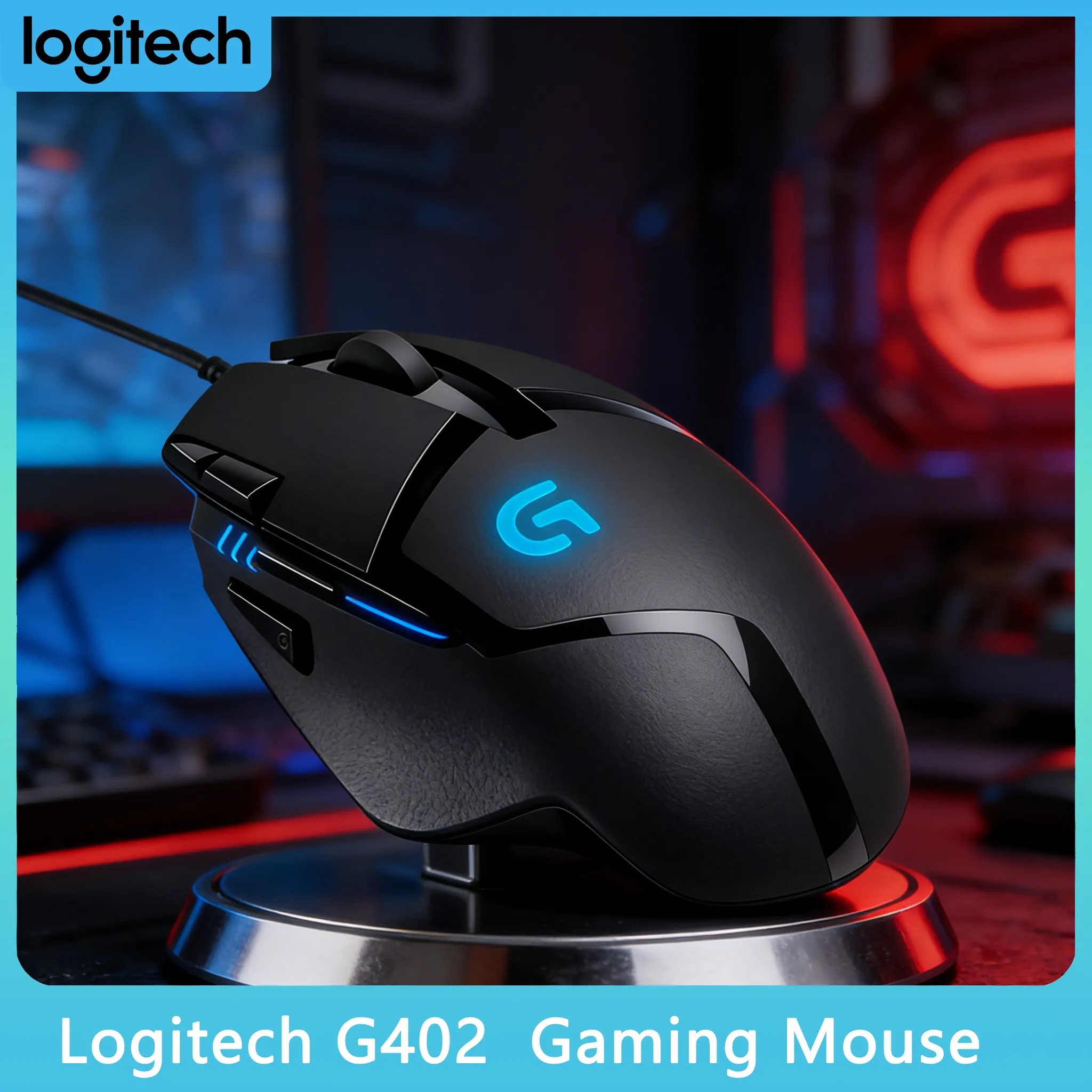 

Игровая мышь Logitech G402 RGB с проводным подключением для PUBG, LOL, CF и соревновательных игр