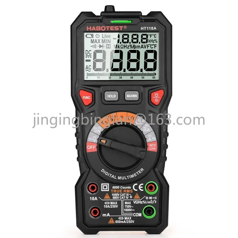 digital multimeter New HABOTEST HT118A handheld dual-backlit high-precision automatic