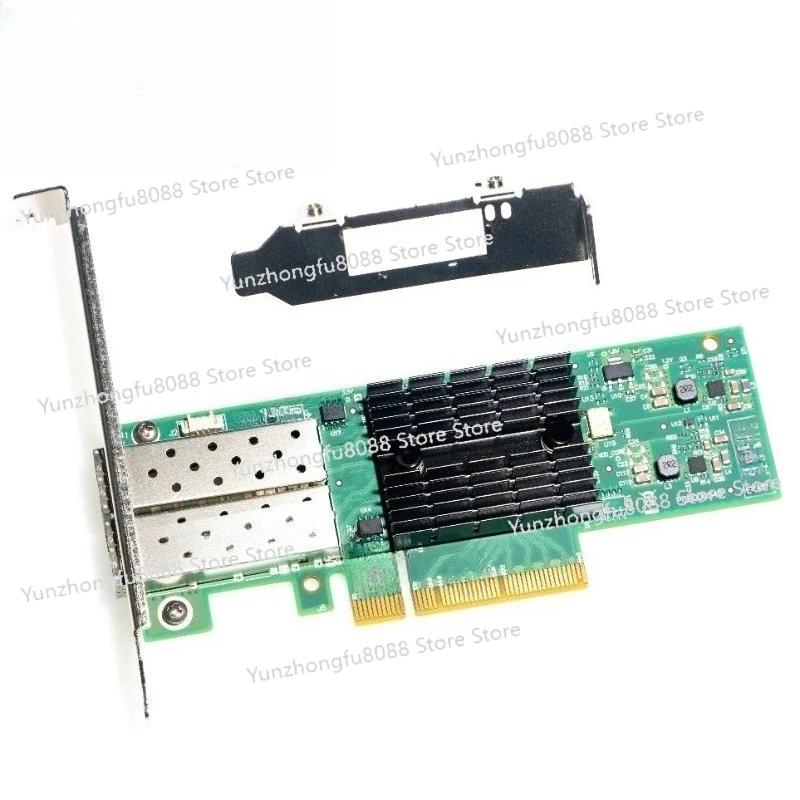 

MCX312B-XCCT CX3-Pro 10 ГБ, 2 порта RDMA NIC PCIe3.0 SFP+ с оптическим трансивером MFM1T02A-SR AOC 1-30M NAS UnRaid TureNAS
