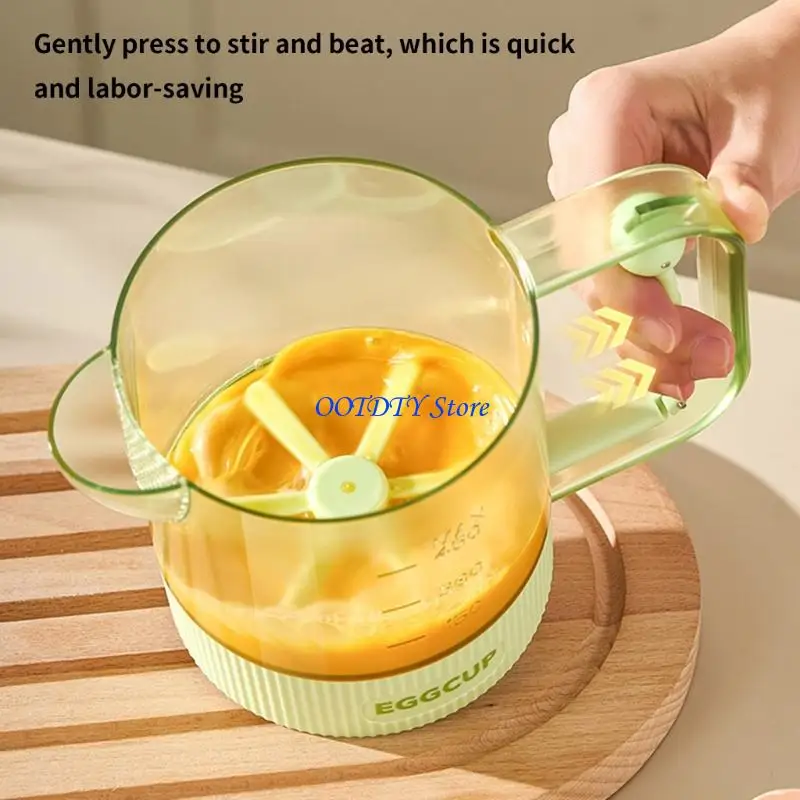 

367A Manual Mixer with Comfortable Handle and Detachable Parts for Homemade Baking Experience and Family Cooking Activity