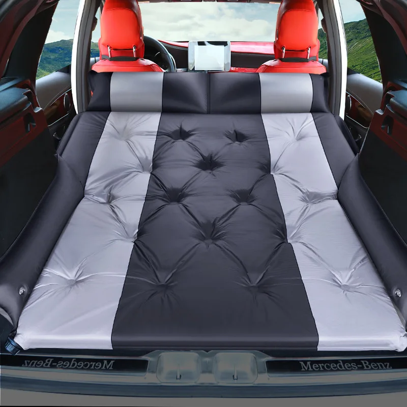 Car Inflatable Mattress Pad SUV Special Air Mattress Lathe Adult Sleeping Pad Soft Automobiles Travel Bed Mat Back Row Sleeping