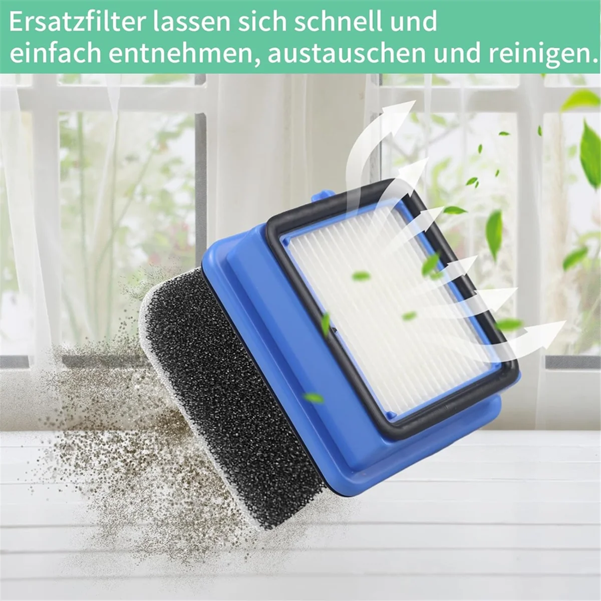 مجموعة ملحقات مرشح A58E-4QX7 لقطع غيار المكنسة الكهربائية AEG ASKW1 QX6 QX7 QX8-2 مع مرشحات ما قبل المحرك ومرشحات قابلة للغسل