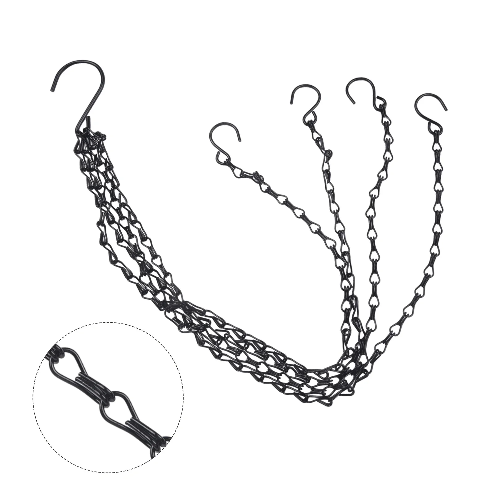 Flower Pot Necklaces Baskets Chains Hanging Basket Chain Space Saving Design Hanging Chains Create a Beautiful Garden Display