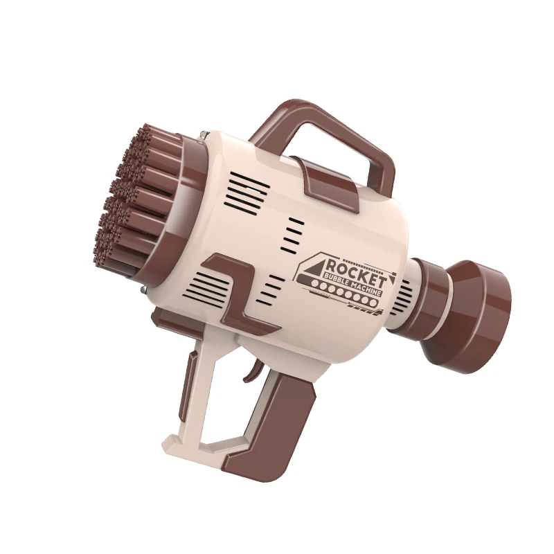 เครื่องทำฟองสบู่ไฟฟ้า Space Phantom แบบชาร์จไฟได้ 48 รู พร้อมไฟกระพริบสวยงาม