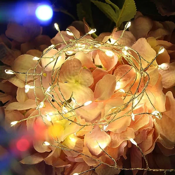 Guirxiété Lumineuse LED avec Télécommande pour Décoration Extérieure, 3/10/18/36 Mètres, pour Jardin de Rue, ixde Mariage