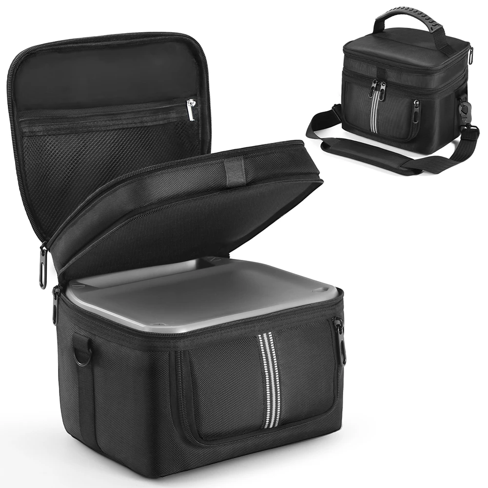 Carrying Case for Ef Ecoflow River 2 Portable Power Station Bag Storage Case Waterproof Anti-drop with Shoulder Strap & Handle