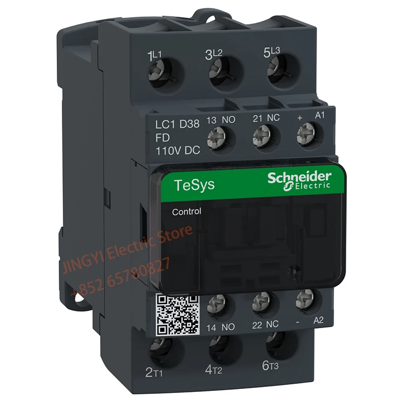 

LC1D38FDC Three-pole Contactor 3P 38A 110VDC One DC See Details