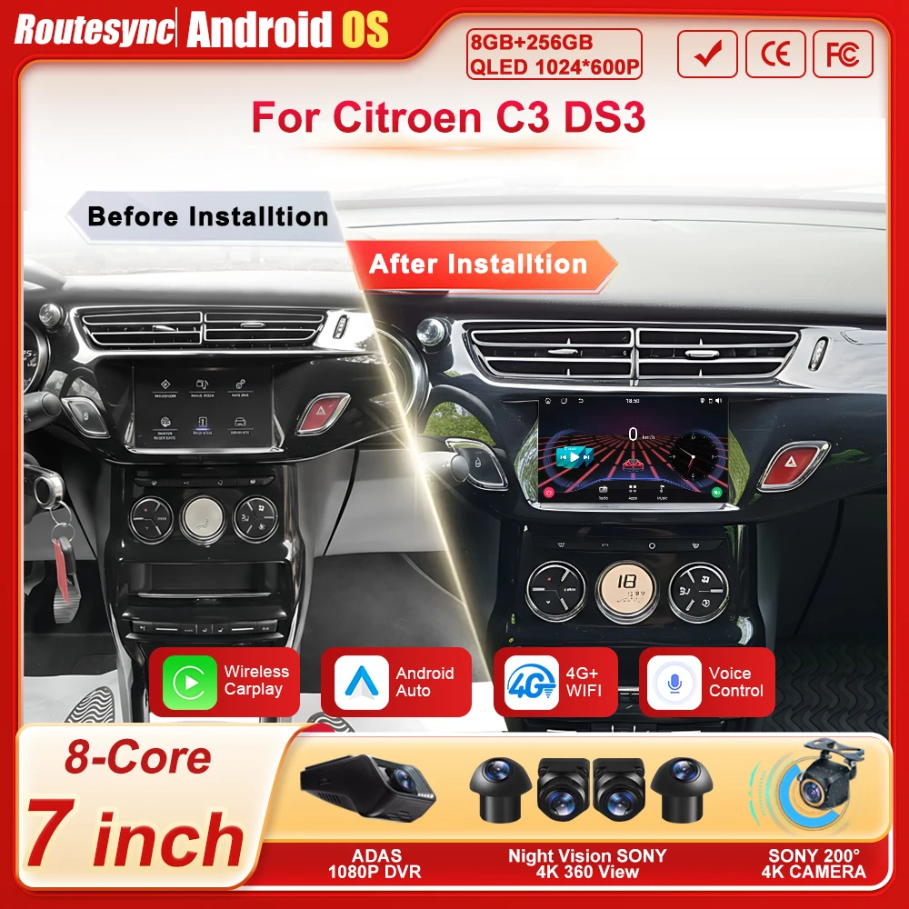 7 Inch For Citroen …