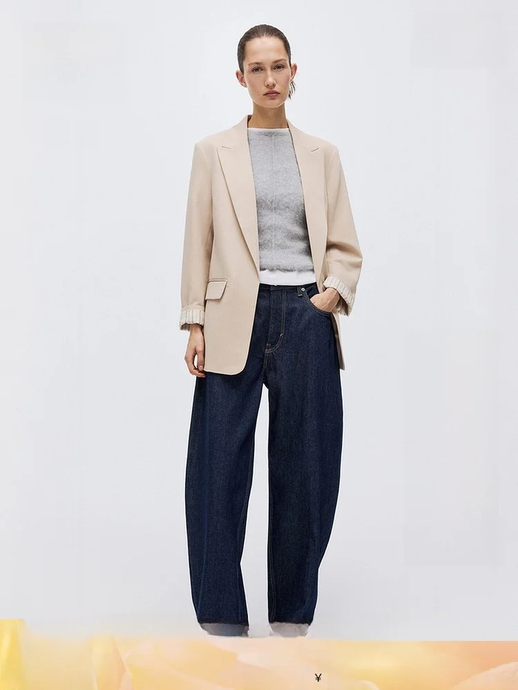 

Женский костюм H&M в повседневном стиле из смесовой ткани (полиэстер и лайкра), летняя новинка, элегантная верхняя одежда для поездок на работу и на каждый день