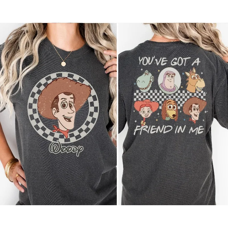 

Одинаковая рубашка «Ты есть друг в меня», винтажная толстовка для поездки в стиле Дисней, футболка с персонажами «История игрушек», рубашка для семейного поездки Диснея