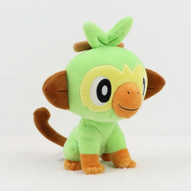 Grookey Plush Doll Sword Shield Pokemon Model Toys Anime Figure Monkey Stuffed Collection Toy Birthday Gifts for Kids