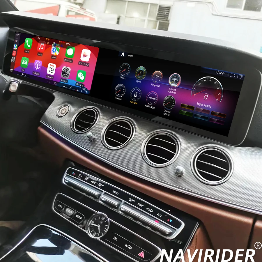 

Видеоплеер Android для Mercedes Benz E-класса W213 2016-2018, автомобильная магнитола с двумя экранами 12.3+12.3 дюйма, GPS, 4G, CarPlay