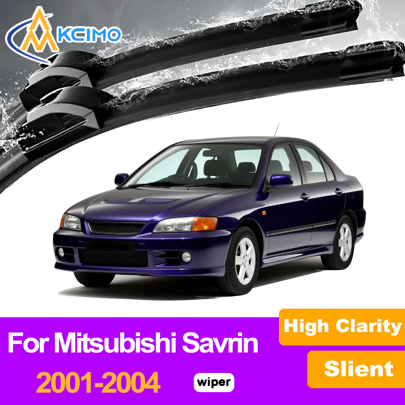 

2Pcs Front Windshield Wiper Blades For Mitsubishi Savrin 2001-2004 Windscreen Window Car Accessories