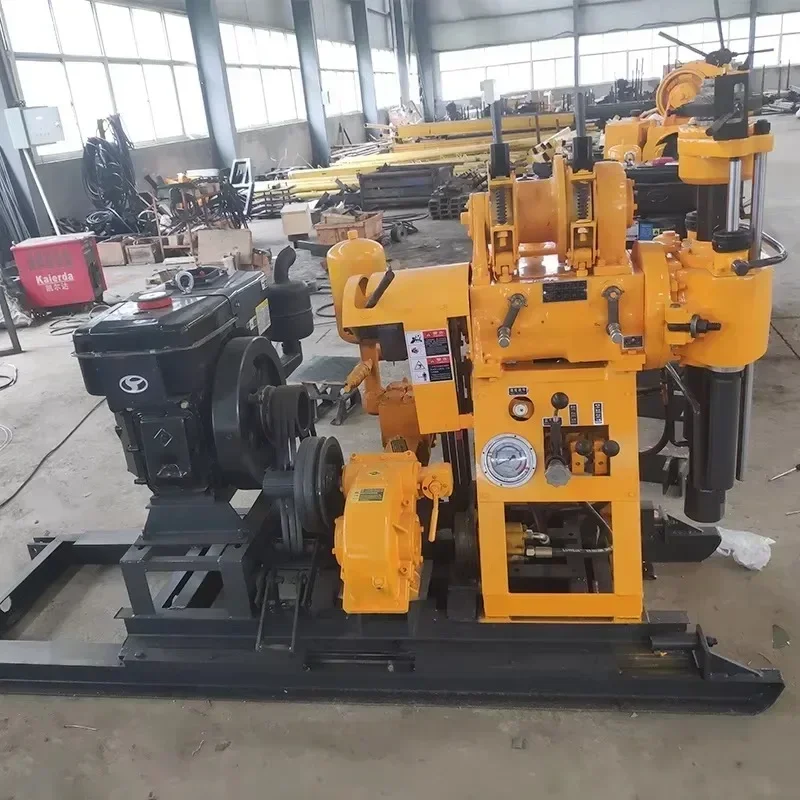 Factory Direct Sale Water Well Drilling Rig Engineering Coring Drilling Rig Rock Core Drilling Machine Mining Hot Sale Rwanda