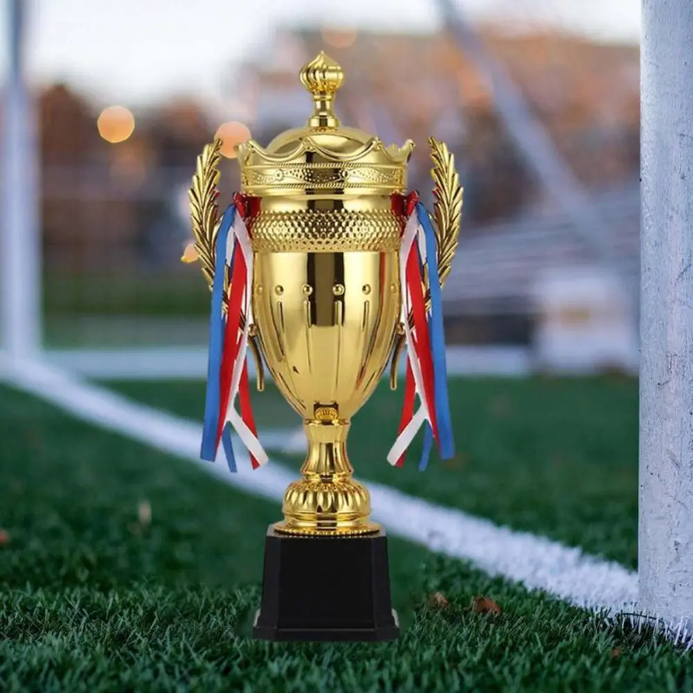 Sports Games Gold Trophy Awards Metal Model Crown Small Prize Cup School Rewarding Supply Competition Soccer