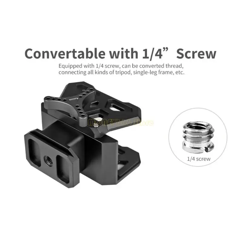 F62C 소총 안장 클립 어댑터 사냥 및 야외 촬영 QR 보드