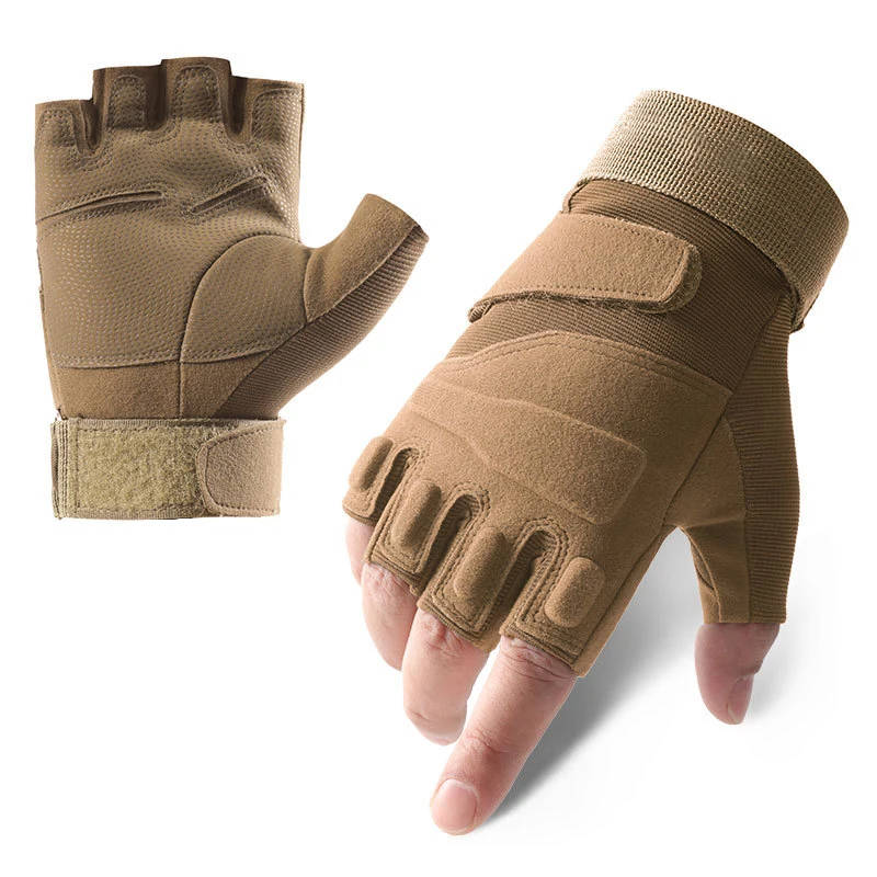 Tactical Gloves Cycling Men Women Spring Summer Protection Half Finger Hiking Outdoor Gloves Camping Climbing Exercise Gloves