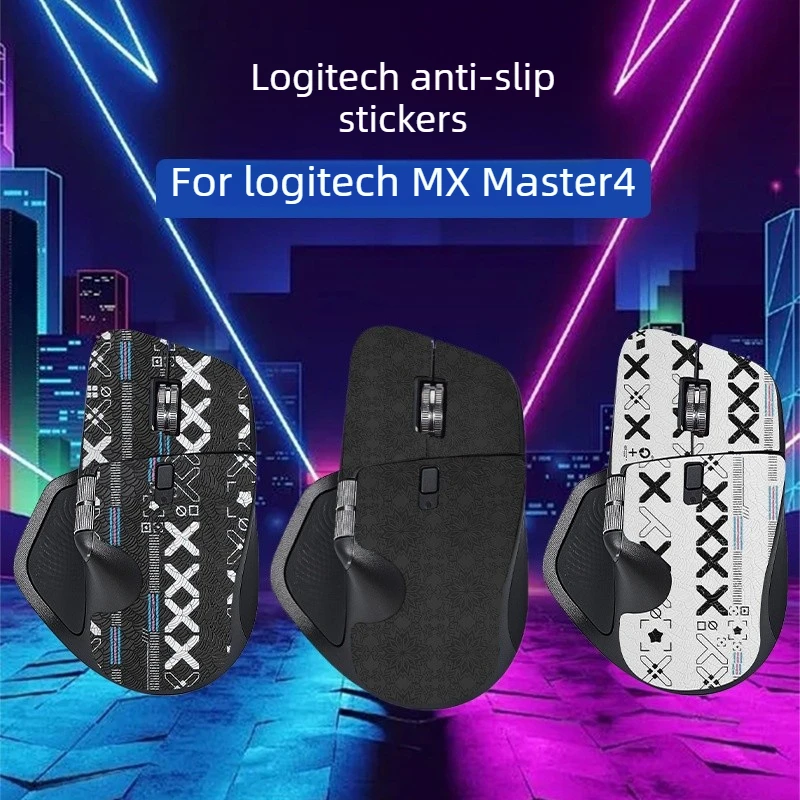 

2PCS/1PCS Full-Cover Anti-Slip Sweatproof Palm Grips for Logitech MX Master 4 Mouse – Durable Protective Stickers