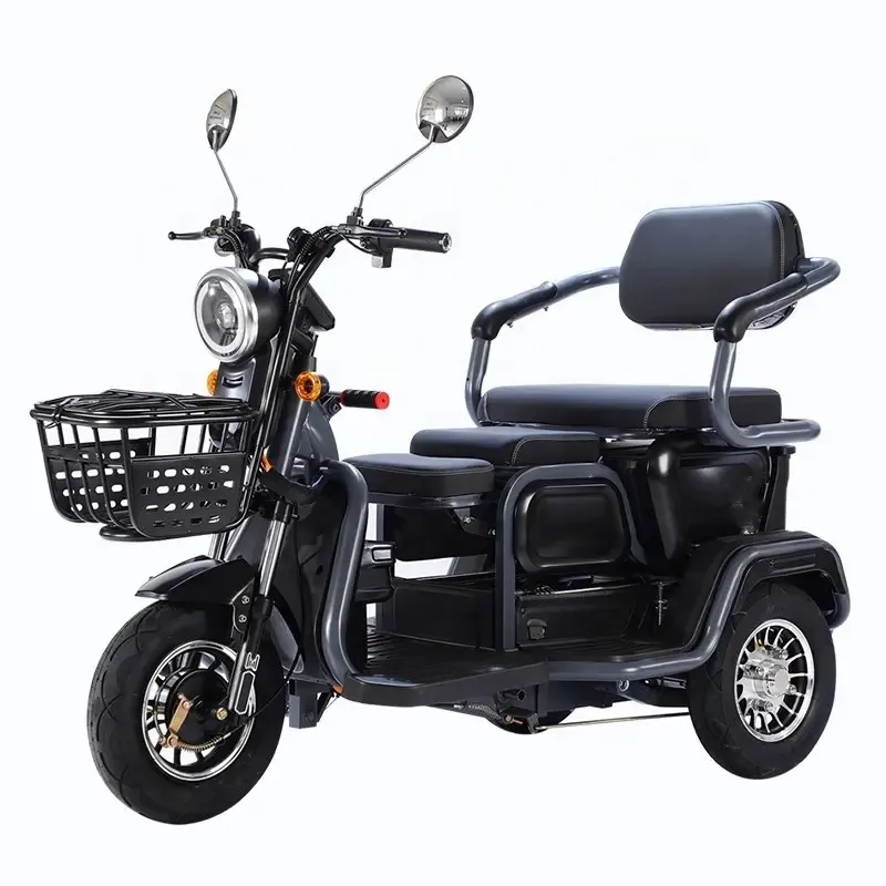 

60V Electric Tricycle 3 Wheel Electric Bike Aluminum Alloy 800W20AH Battery Cargo E Bike Adult Electric 3 Wheels High Quality