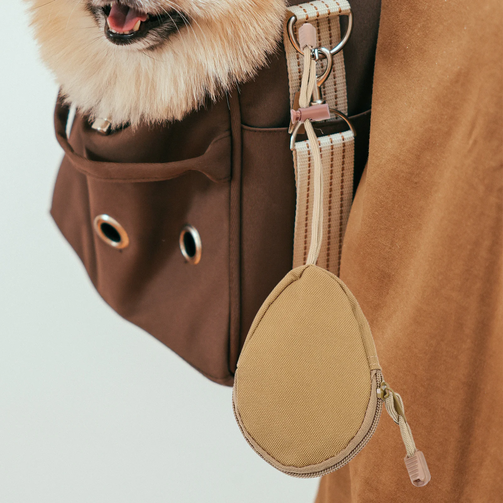 حقيبة مفاتيح خارجية عالية الجودة من قماش أكسفورد حامل مفاتيح مدمج للاستخدام اليومي أثناء السفر والتسوق حل تخزين خفيف الوزن #6