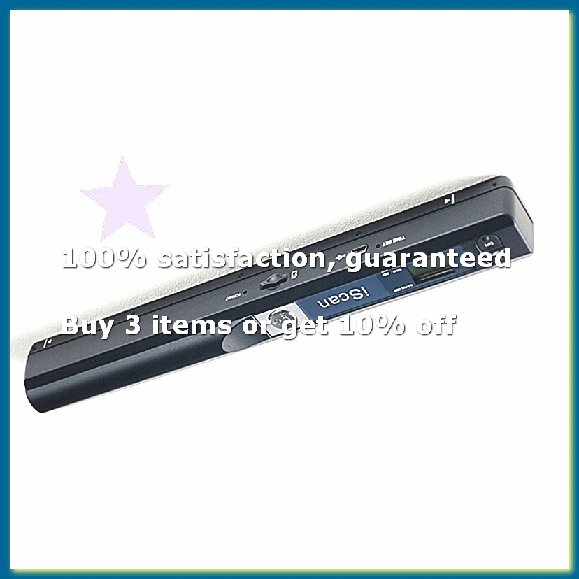 Portable Scanner 900DPI Handheld A4 Document Scanner LCD Display Supports JPG/PDF Formats Ideal for Books & Images