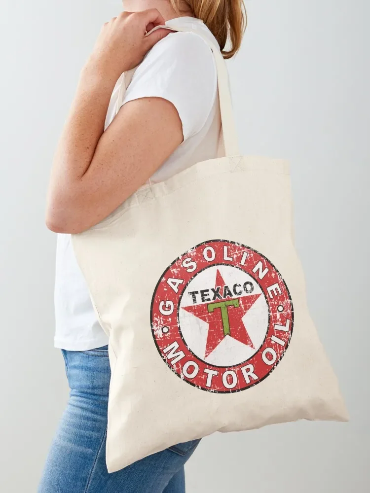 

Texaco Tea Vintage Scratch Tote Bag Big bag women Canvas shoulder bag tote women tote bags men