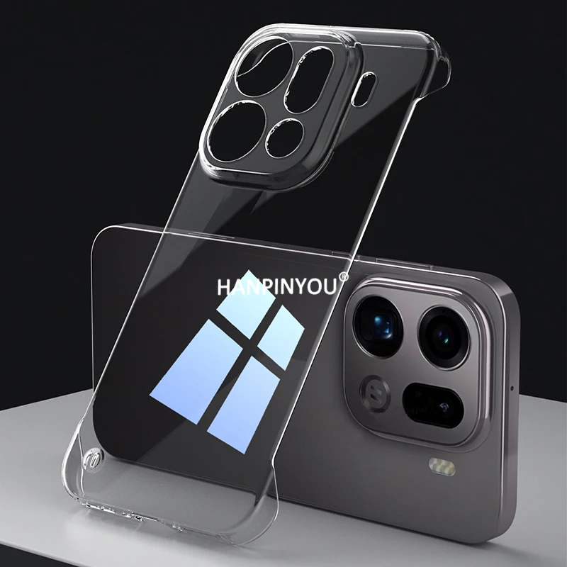 حافظة رفيعة للغاية وشفافة بدون إطار لهاتف OPPO Find X9 X8 X6 Pro X7 Ultra X8s Plus حافظة صلبة شفافة مضادة للصدمات #5