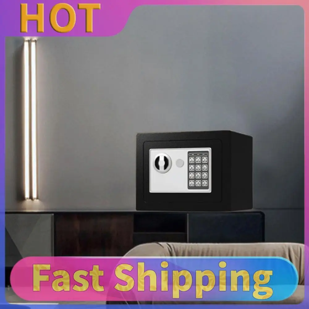 

Маленький сейф с ключами, электронный, с кодовым замком, стальной, для хранения денег, ювелирных изделий, документов