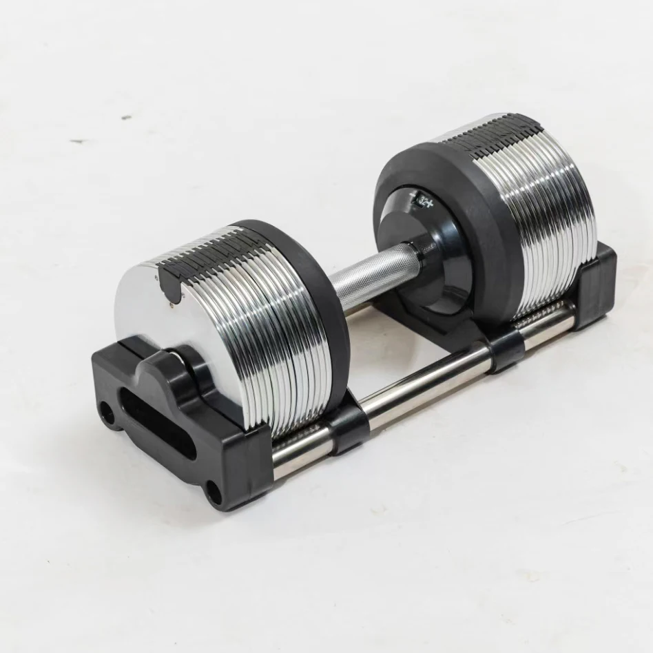 Fitness Fitness Equipment Dumbbell Adjustable Set 32kg 2 Increments Dumbbell Increments 1kg/4kg with Dumbbell Rack