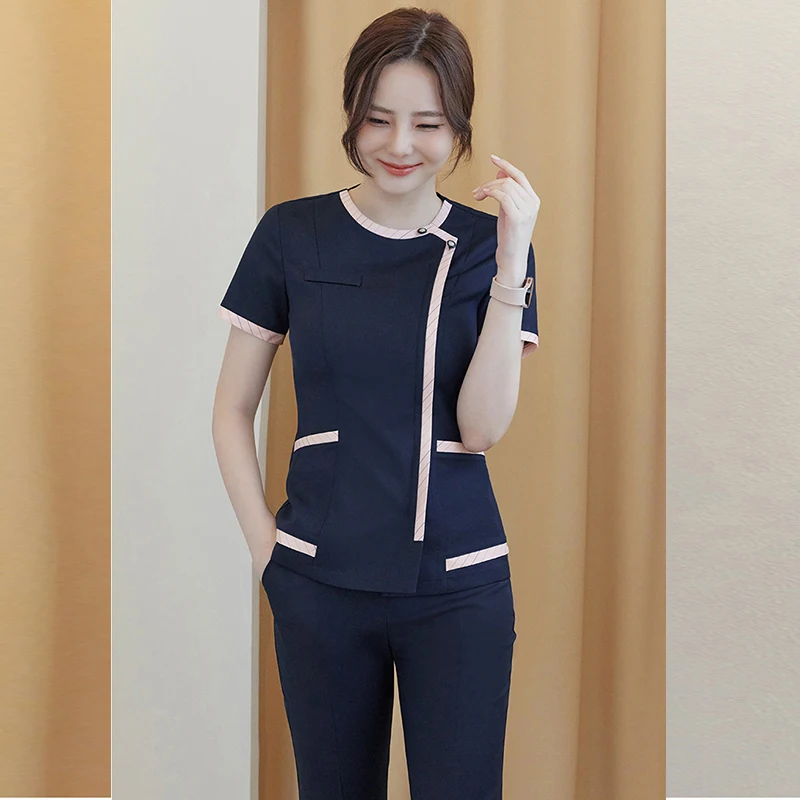 

Высококачественный стоматологический офис, женский ор Sve Nurse Work orm Spring Summer Beau Salon, корейский комплект стойки регистрации