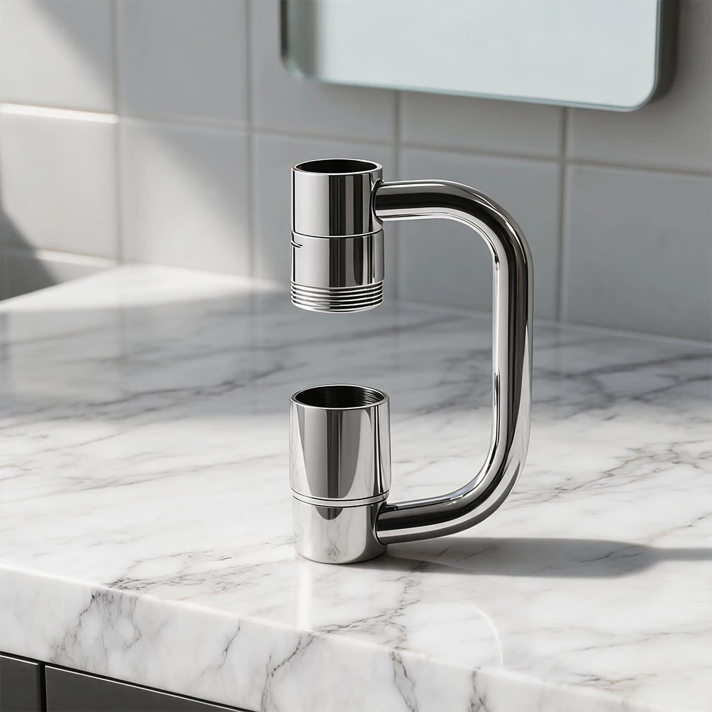 Kitchen And Bathroom Faucet Faucet Extender Dual Spray Modes Faucet Extender Flexible Maneuvering Soft Bubble Stream