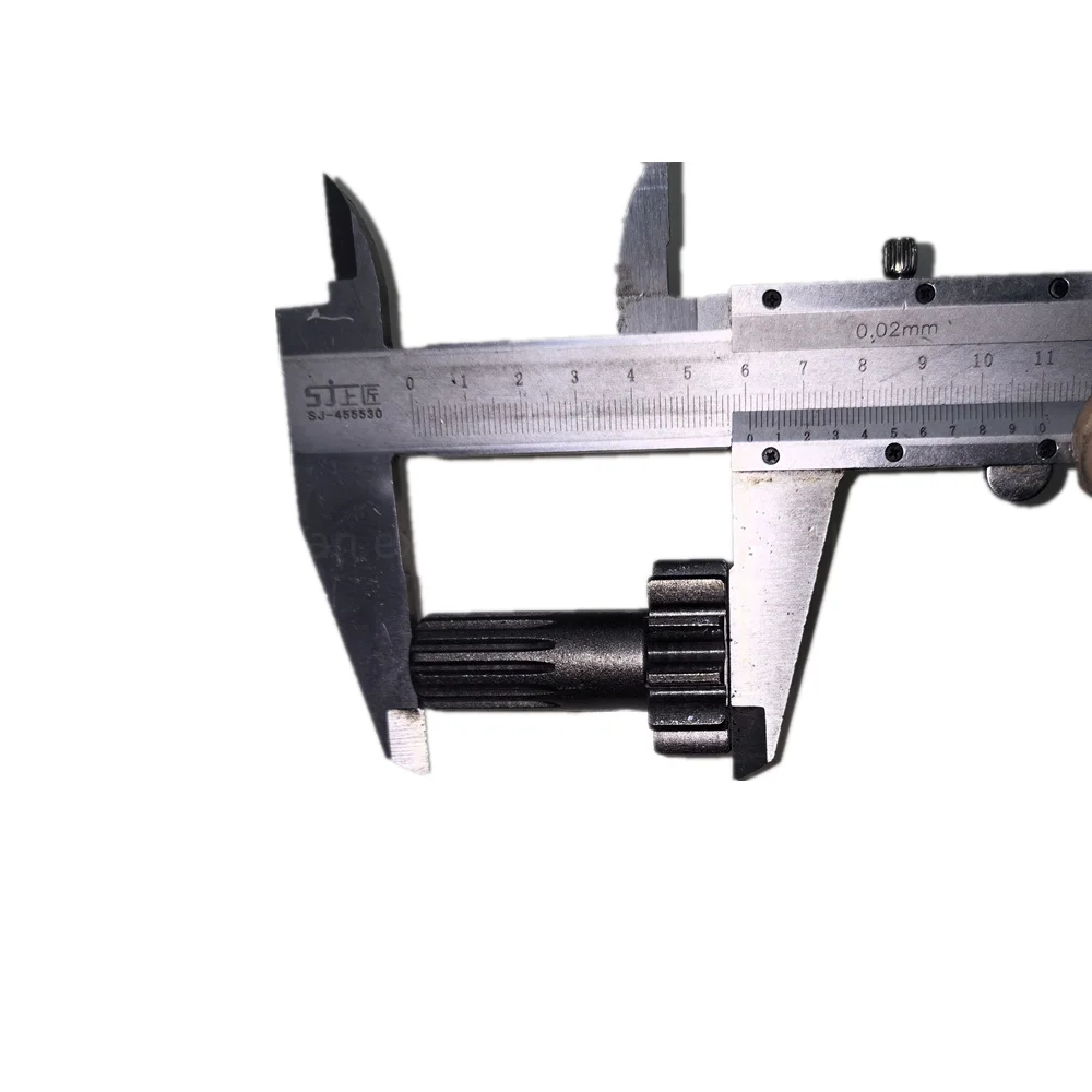 RG10871010 For Kubota KX36-2 40 Travel Drive Gear Motor Center Shaft Sun Gear 62MM length 12T 14T Mini Excavator Parts