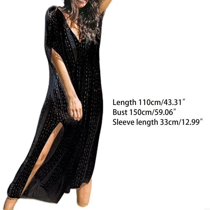 Bohemian Traje baño encubrimiento playa crochet para crucero playa verano