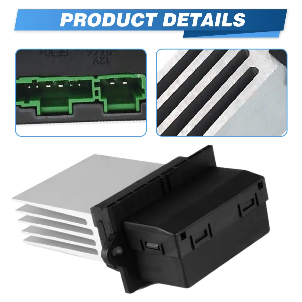 Heater Blower Motor Resistor with Connector Wire for Renault Clio Megane Scenic Citroen C2 C3 C5 Peugeot 1007 207 607 7701207718