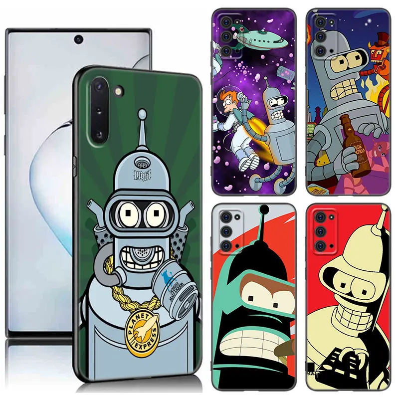 Cartoon Futurama Bender Case For Samsung M30 M31 S Note 10 Lite 20 M04 M13 M32 M14 M23 M33 M34 M42 M52 M53 M54 M11 M12 M21 M22