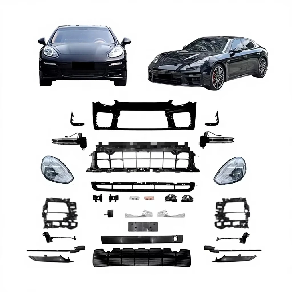 

New High Quality 970 Upgrade to 976 Turbo S Car Bumpers Bodykit Clips for for 970.1 970.2 10-16 Clip-On Retrofit