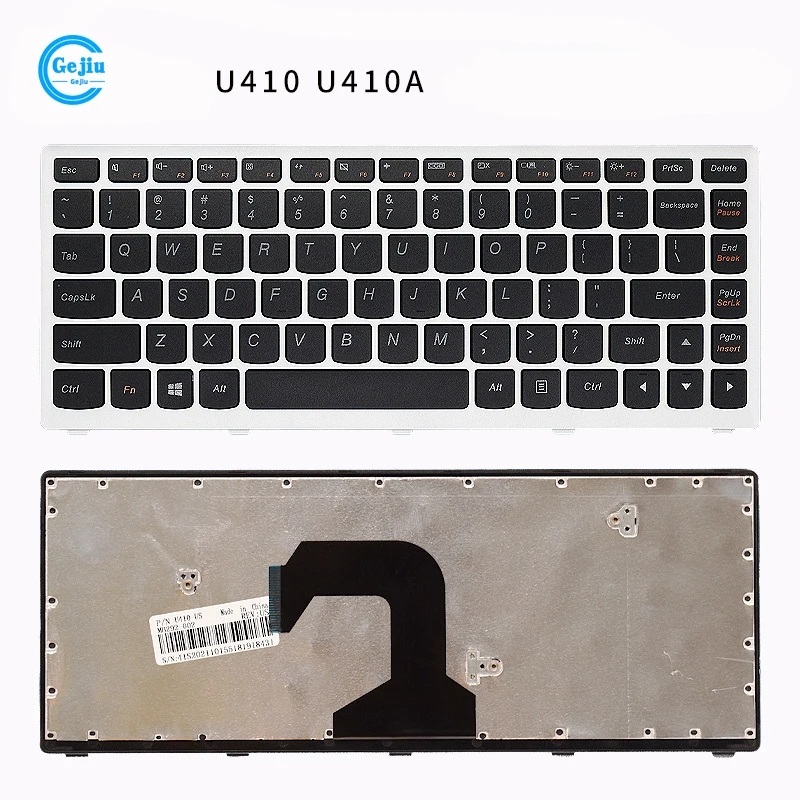 New Laptop Keyboard For LENOVO IdeaPad U310 U410 U410A Z460A U460 U460A Z460 Z460A Z460G Z465 Z465A  Z465G