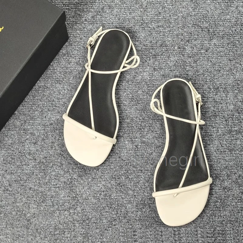 Donegirl 2024 Women Summer New Style Fashion Design Flip-Flops Round Toe Open Toe Outdoor Beach Women Sandals Shoes