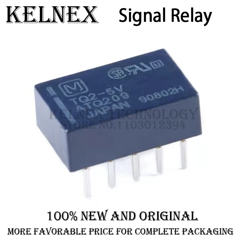 1ps 100% New Original Signal Relay TQ2-3V ATQ201 TQ2-5V ATQ209 TQ2-12V ATQ203 TQ2-24V ATQ204 DC3V DC5V DC12V DC24V 1A 10Pin