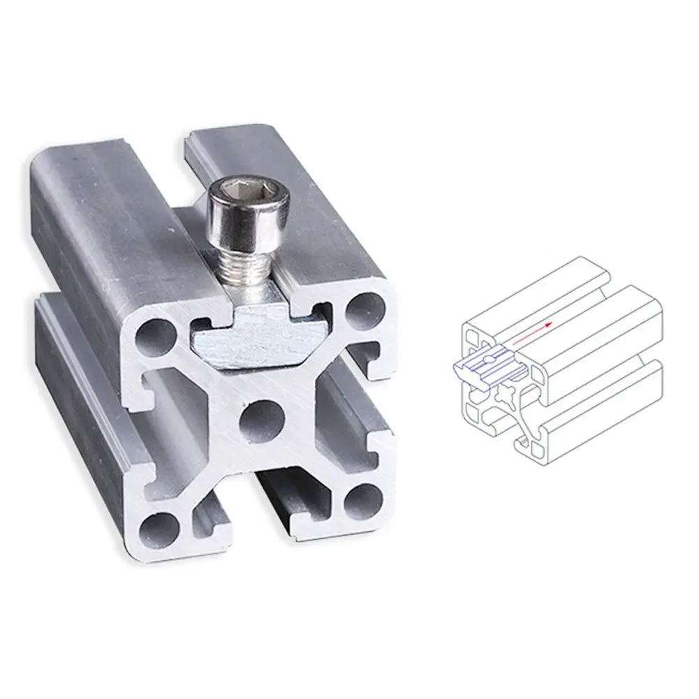 

Groove Blocks M8 Slot Nut Accessories Slider Nut Steel Galvanized Aluminium Profiles Solar Photovoltaic High Quality