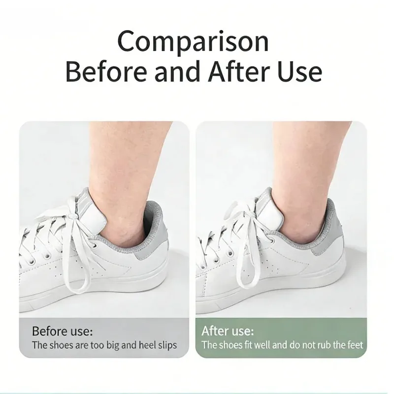 Anti Blister Heel Pads Adhesive Cushion Inserts Cut to Fit for Sneakers High Heels Shoes Anti Slip Gel