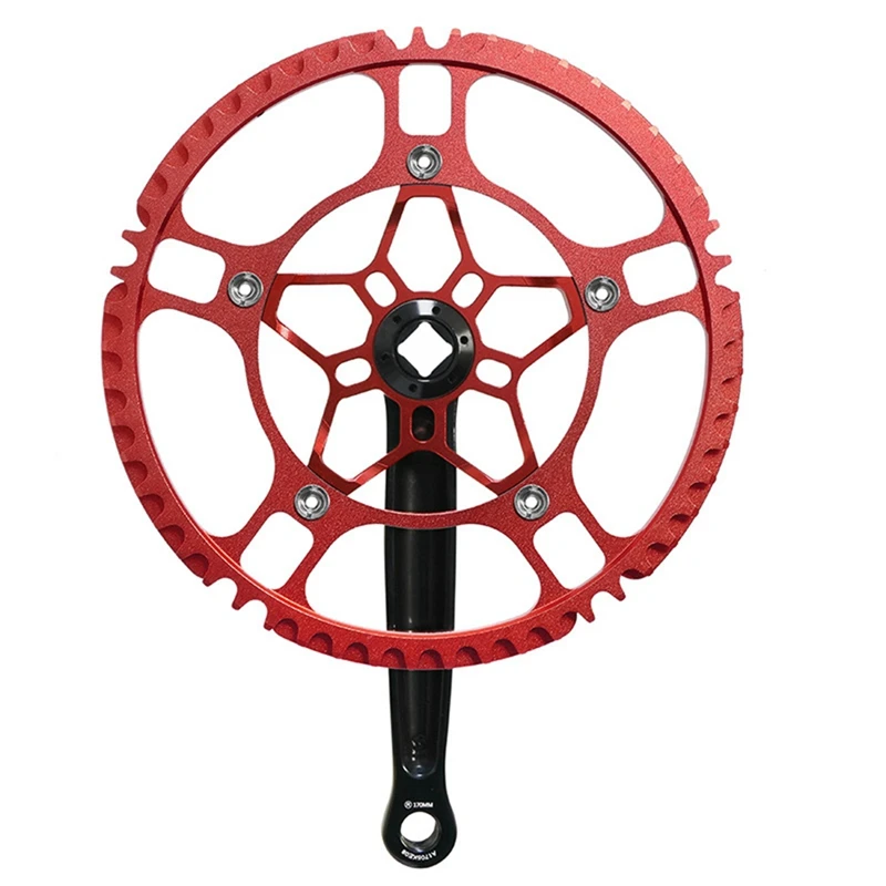 

MEIJUN 45T Bicycle Tooth Disc Crank Mountain Bike Retrofit Single Disc Left And Right Crank Single Speed Tooth Disc Accessory