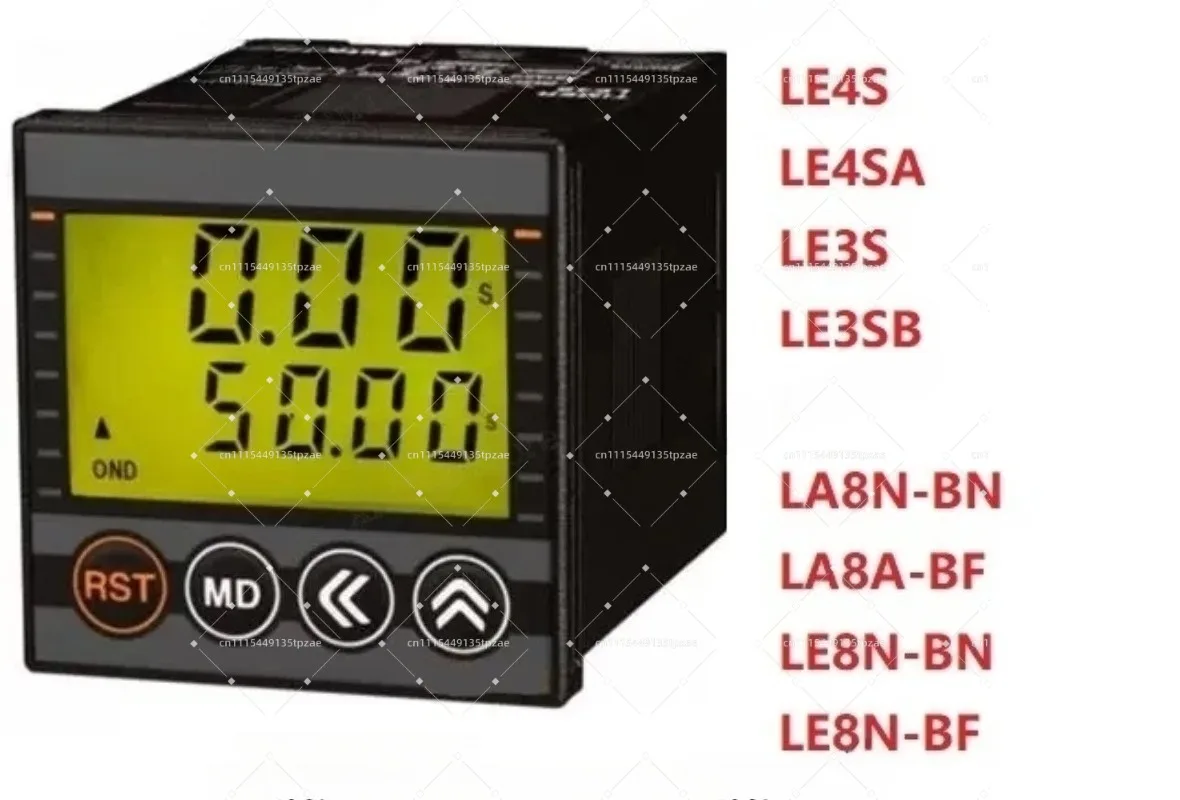 Industrial Multifunction Digital Timer Panel Mount Time Delay Relay LCD Display Multi Timing Modes Automation Control Accessory