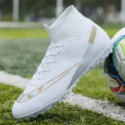 Chaussures de football C.Ronaldo, chaussures de football de qualité, chaussures d'entraînement de futsal, rencontre de football, Assassin, Chuteira Campo TF, AG, vente en gros