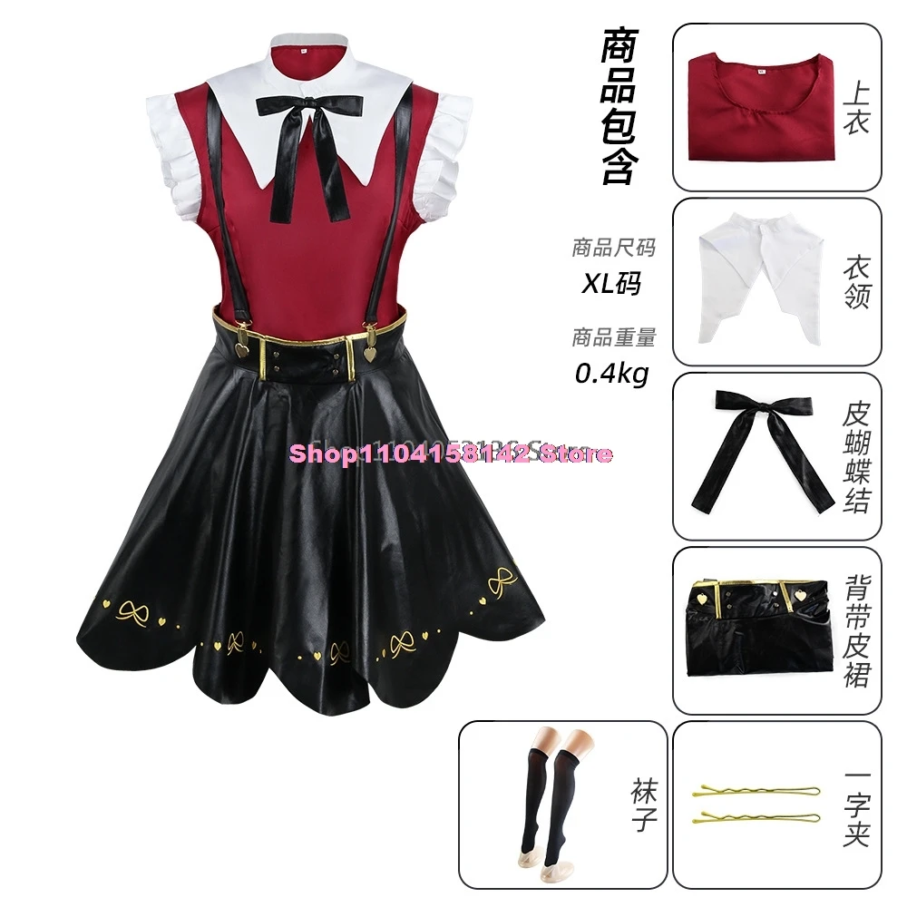 Needy Gicatv Overdose Cosplay Costume pour Bol, Needy Streamer, KAngel Ame-Chan, Robe Noire Gothique Lolita, Halloween Dam Cosplay