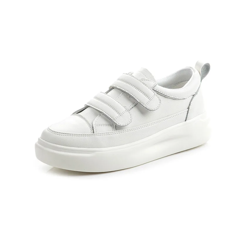 

Little white women's shoes 2025 spring new women's shoes Loafer thick sole leather women's shoes casual flat shoes single shoes