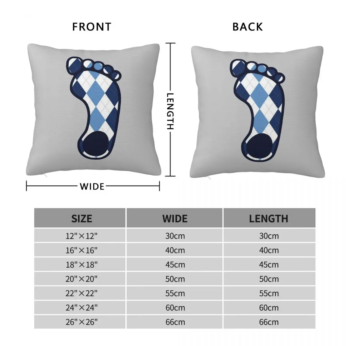 Argyle Heel Square Pillowcase Polyester Linen Velvet Pattern Zip Decorative Pillow Case Sofa Cushion Case