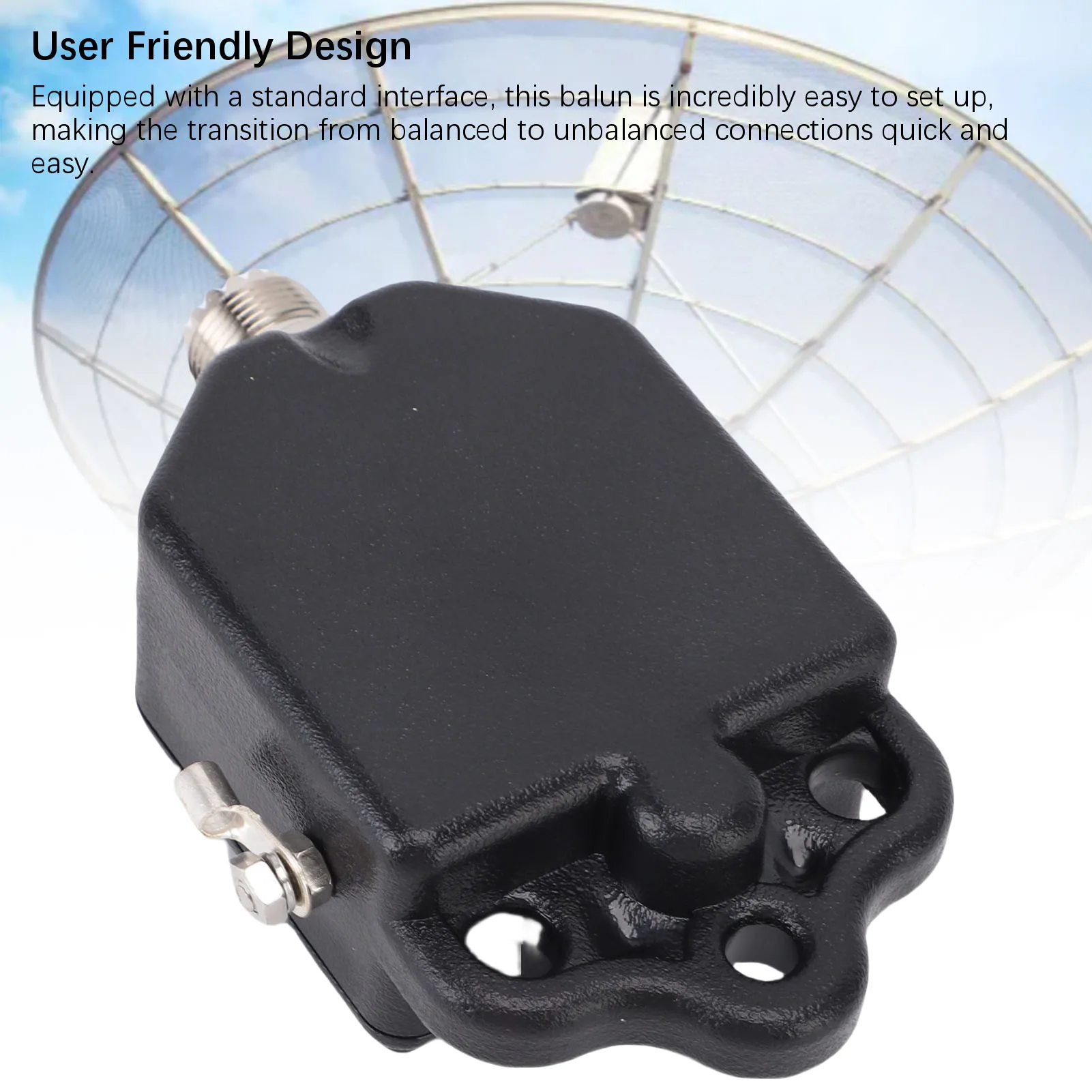 1:64 Balun صغير 4 نطاقات 8 نطاقات 1 إلى 30 ميجا هرتز 100 وات إلكترونيات استهلاكية Balun دعم لـ FT8 FM AM FSK 4 Band Mini Balun