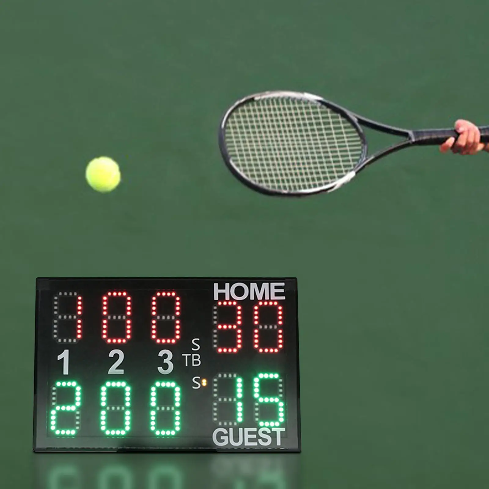 

Indoor Basketball Scoreboard Wall Mounted Electronic Scoreboard for Tennis